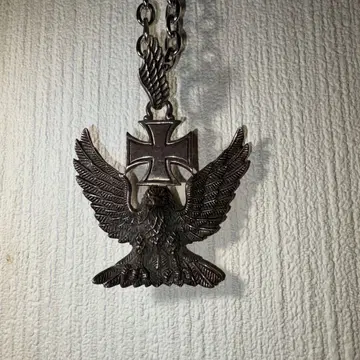 vintage necklace top silver925 eagle