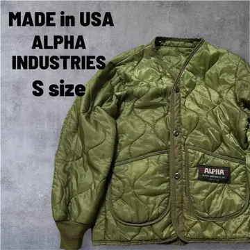 USA ALPHA INDUSTRIES M65 퀼팅 라이너 S