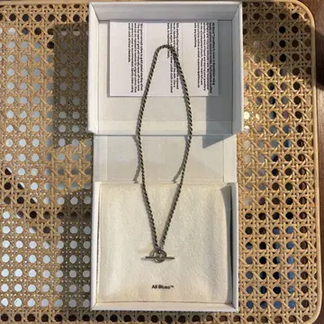 [ allblues ] Rope chain necklace 42cm