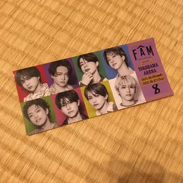 timelesz 타임리스 스티커 FAM 요코하마 가나가와 회장 한정판