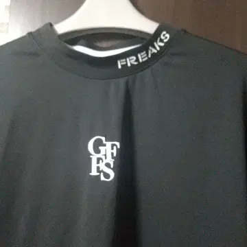 GF FS FREAKS 로고 반팔 모크넥 골프 셔츠 3XL