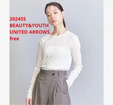 거의 새상품*BEAUTY&YOUTH UNITED ARROWS 시어 탑 W