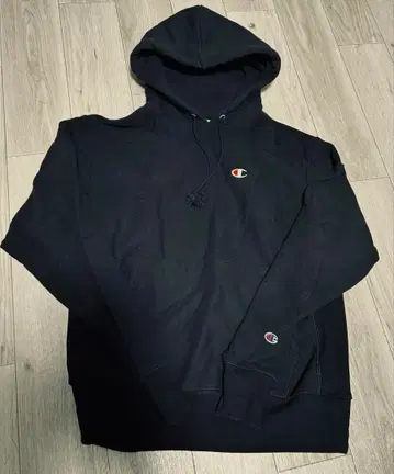 챔피언 리버스 위브 후드티 M 블랙