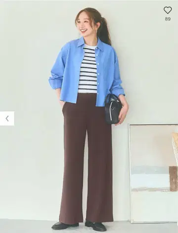 UNIQLO JW ANDERSON 옥스퍼드 셔츠 블루
