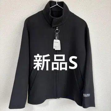 [ 새상품 ] ships 멜톤 스탠드 블루종 네이비 S