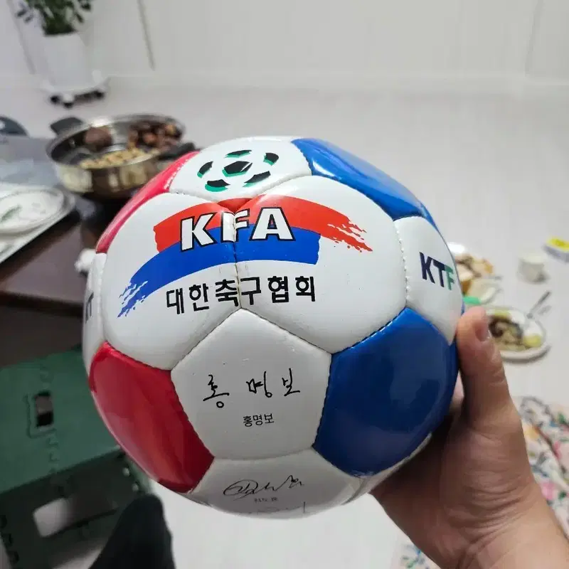 2002년 월드컵 대한민국 대표팀 친필 사인볼 (축구싸인볼, 축구사인볼)