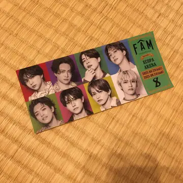 timelesz 타임리스 스티커 FAM 시즈오카 회장 한정판