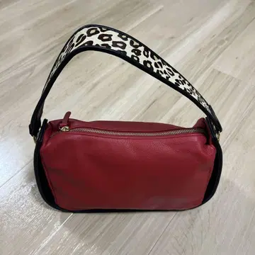 사만사 타바사 디럭스 빨간색 가죽 핸드백