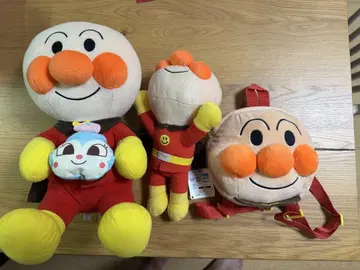 호빵맨 봉제 인형 3종 세트
