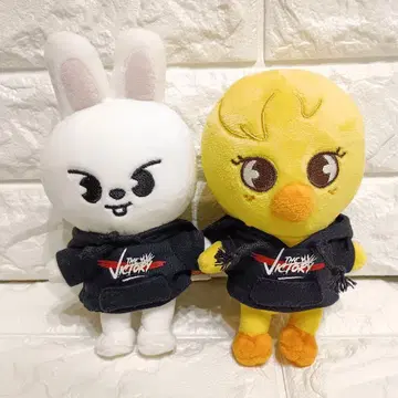 straykids skzoo 봉제 인형 리빗 포가리 2체 세트