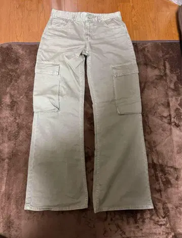 ZARA 라이트 그레이 카고 팬츠