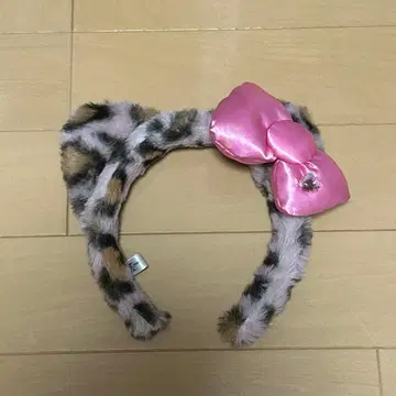키티 머리띠 레오파드 무늬