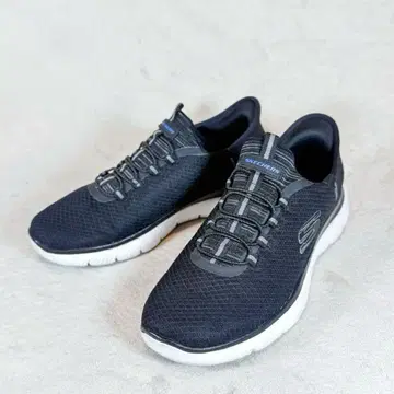 스케쳐스 Slip-ins 블랙 슬립온 스니커즈 27.5cm