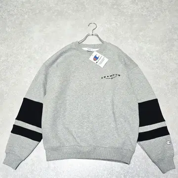 새상품 Champion 챔피온 S 맨투맨 트레이닝복 속기모 그레이