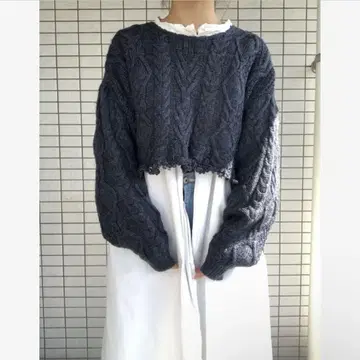 리메이크 피셔맨 스웨터 네이비