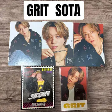BE:FIRST GRIT SOTA 트레이딩 카드 스티커 세트