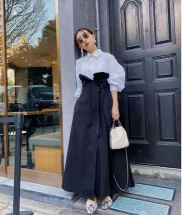 AMERI MILLEFEUILLE SHIRT DRESS