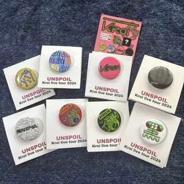 'Unspoil'Metal Badge Gacha 8개 세트