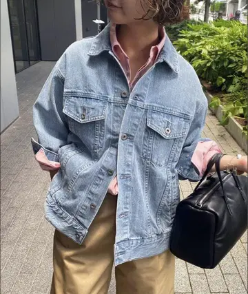 [ SLOBE IENA ] LE DENIM BIG TRUCKER 자켓