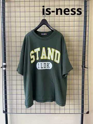 is-ness 이즈네스 STAND 1LDK 프린트T셔츠 빅TEE