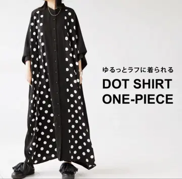 안티카 낙하감 발군 도트 원피스 #큰 사이즈이신 분 필견