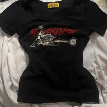HYSTERIC GLAMOUR 블랙 T셔츠
