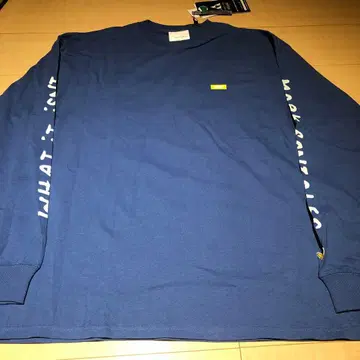 데드스탁 미사용 MARK GONZALES 긴팔 셔츠 네이비 XL