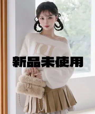 Darich 새상품 DD 로고 원숄 니트탑