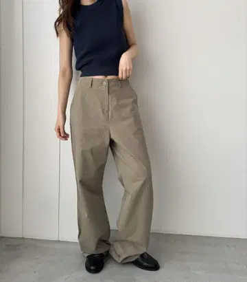 CANAL JEAN MAYSEVEN 코튼 베이커 팬츠