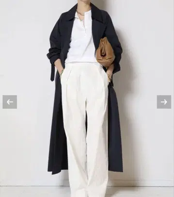 택 포함 GABARDINE 트렌치코트 두지엠 클라세