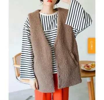 미사용 새상품 보아&세로 퀼트 리버서블 베스트 아우터 코트 겉옷