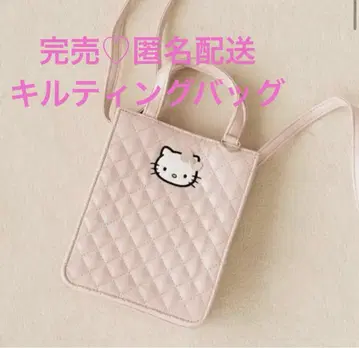 완판 로리즈팜 헬로키티 퀼팅 미니백