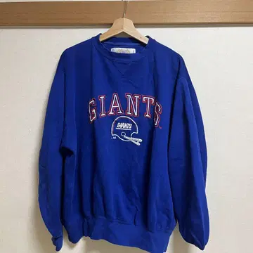 LOGO 7 GIANTS 트레이닝복 맨투맨 X-LARGE 파랑