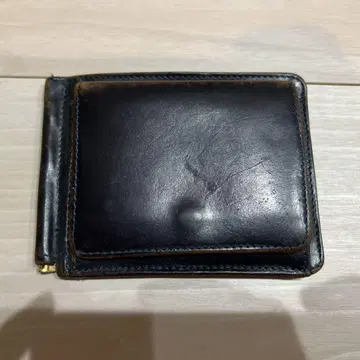 글렌로얄 가죽 이단 접이식 지갑 머니클립