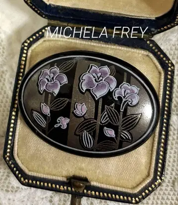 Austiria MICHAELA FREY 빈티지 에나멜 브로치
