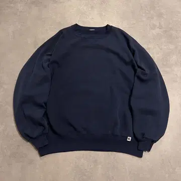 RUSSELL ATHLETIC 90s BIG size sweat navy