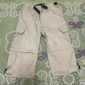 베이지 카고 팬츠 4 포켓