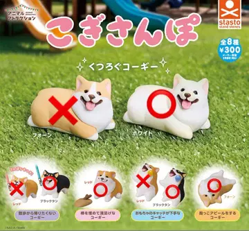 코기 산책 7종 세트 코기 가챠