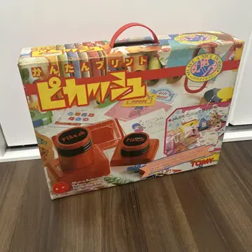 간단 프린트 피카슈 레트로 쇼와 완구 프린트 TOMY