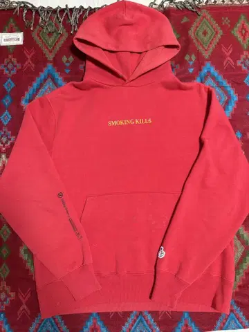 FR2 즉시 완판 후드티 프린트 빨간색