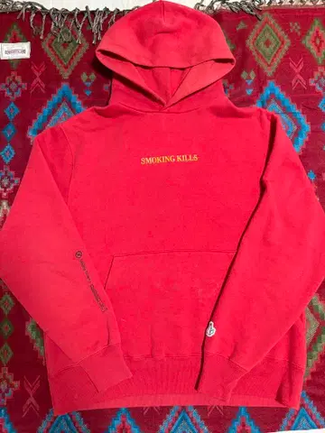 FR2 즉시 완판 후드티 프린트 빨간색