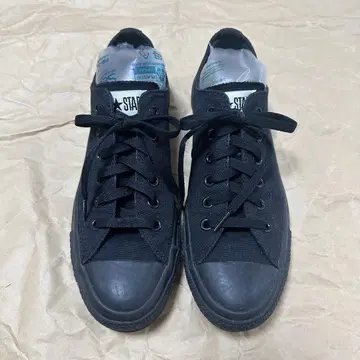 CONVERSE ALL STAR 로우컷 블랙 스니커즈 26cm