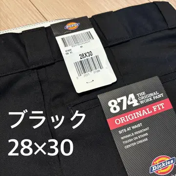 [ 미사용 새상품 ] 디키즈 874 오리지널 핏 블랙 28x30