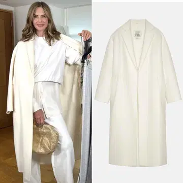 새상품 ZARA 마틴게일 울 코트 XS-S 사이즈