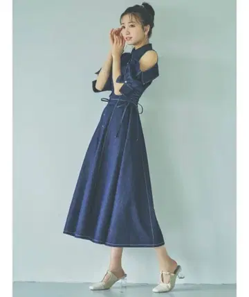 dazzlin 데님 원피스