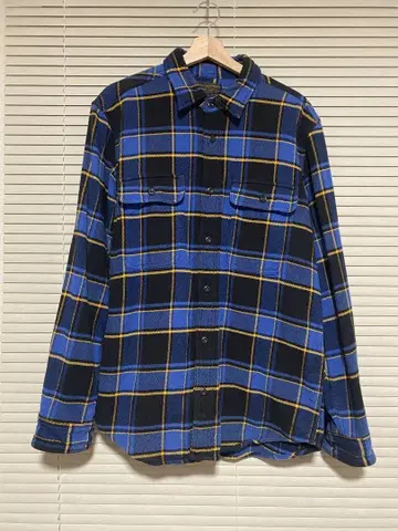 Filson 플란넬 셔츠 M 사이즈 청흑 체크