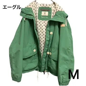 AIGLE 에이글 여성용 마운틴 후드티 M 그린 발수 리버티