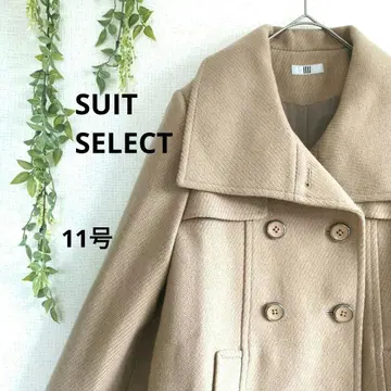 정장 셀렉트 SUIT SELECT 울 피코트 더블 버튼 새상품급