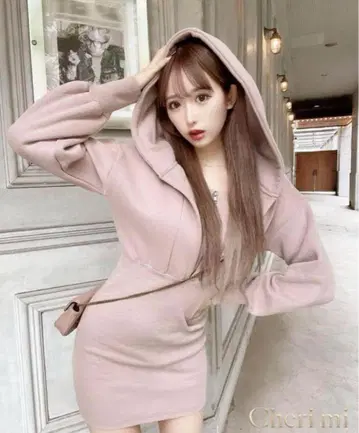 cherimi 셰리미 후디 원피스