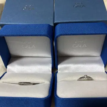 GALA 플라티나 950 다이아몬드 약혼 반지, 결혼 반지